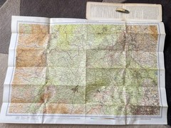 Bartholomew Map N Shropshire Stoke Wrexham Vintage 70s 1971 Paper ½” FreePostUK