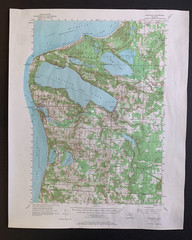 10 MI Geological Survey maps TRAVERSE CITY, EMPIRE, FRANKFORT, MANISTEE, MESICK