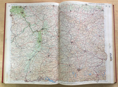 The Times Atlas of the World: Comprehensive Edition 1967 Hardcover Red Vintage