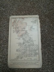 OS NEW POPULAR EDITION ONE INCH, TORQUAY SHEET 188 CLOTH cir 1946