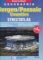 New Jersey Bergen Passaic Counties Street Atlas Geographia Easy To Read
