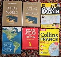 2010 The Times Concise Atlas of the World In Slipcase + Plus 4 More -GT38