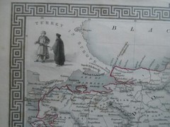 Original Antique Tallis Map of Asia Minor (1851) J Rapkin – Cyprus Turkey Rhodes