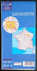 Cartes IGN 22: Troyes, St-Dizier • Scale – 1:100,000, 1cm: 1km (2005).