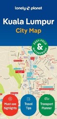 Lonely Planet Lonely Planet Kuala Lumpur City Map (Map)