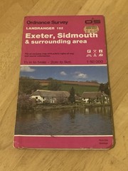 Ordnance Survey Landranger 192 Exeter Sidmouth & Surrounding Area Map 1992 OS