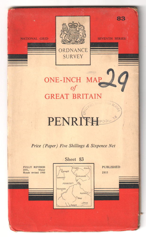 PENRITH – Ordnance Survey One Inch Map (Seventh Series)