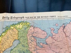 The Daily Telegraph War Map Of The Russian Front No. 6 Revised Edition