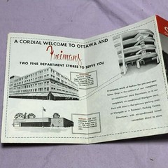 LIKE New – 1972 Ottawa Tourist Map – Canada’s National Capital – L@@K