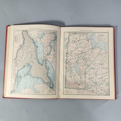 Hammond Handy Atlas of The World 1932 HC Book Color Maps Hammond Company 8″x6″