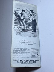 New York City Map and Guide, First National City Bank, Fold-Out Street Map 1963