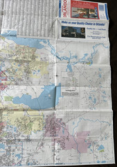 Greater Orlando, Orange County And Southern Seminole County Florida 1989 Folded