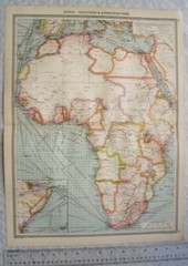 c1907 Harmsworth Plate No. 135-136 Africa Industries & Communication