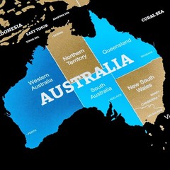 Detailed Extra Large Scratch Off World Map – Luxury Travel Decor & Tracker