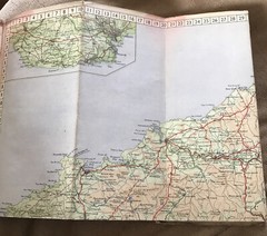 Vintage Map Severn and S Wales RAC 1/4 inch Sheet 4c.1930s