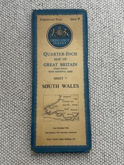 Job lot of 14 vintage maps, including Bartholomew’s Half Inch Cloth Maps