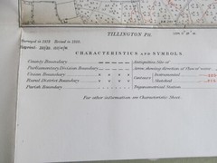 VINTAGE OS MAP OF LIMBO AREA SUSSEX 1913 EDITION – SIX INCHES TO ONE MILE