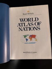 World Atlas of Nations, RandMcNally 1988 Hardcover With Jacket Very Good