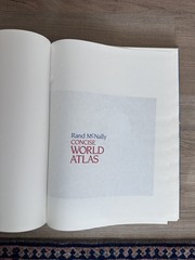 Rand McNally Concise World Atlas Hardcover Color Maps Reference Geography Book