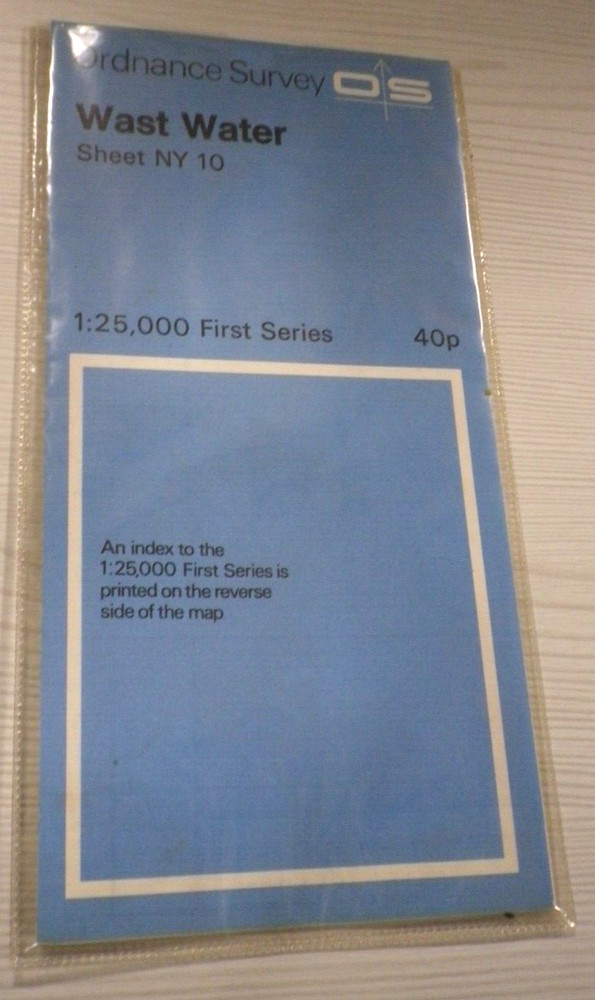 Ordnance Survey First Series Map 1:25,000 West Water NY 10