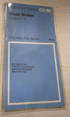 Ordnance Survey First Series Map 1:25,000 West Water NY 10
