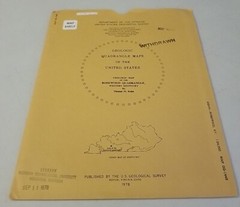 USGS Geologic Map Rosewood Quadrangle, Western Kentucky w/Sleeve