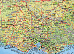 Hema Australia ROAD & TERRAIN Map 2ND EDITION CAMPING TOURING 4WD TRAILS Maps