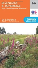 OS Explorer Map (147) Sevenoaks and Tonbridge by Ordnance Survey Book The Fast