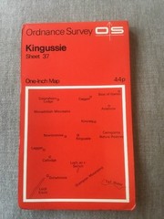 1962 Ordnance Survey One Inch Map 37 Kingussie (incl Kincraig, Caggan, Aviemore)