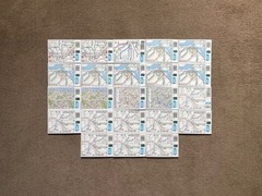 popout map job lot of folding pocket maps various cities rrp £114.77 for resale