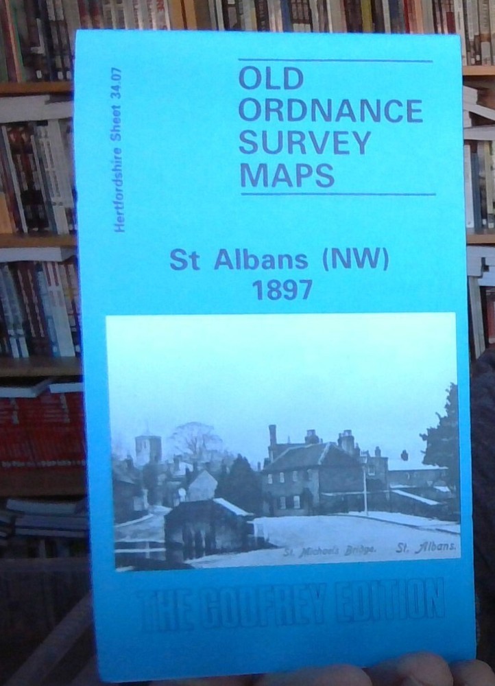 MAP OF St Albans (NW) 1897 Herts Sheet 34.07 NEW 9781841518138