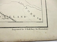 Black’s Road & Railway Travelling Map of Scotland 1860’s / 1870’s – Linen Backed