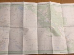1990 Ordnance Survey Pathfinder Map 103 NC 20/30 Cromalt Hills And Glen Oykel