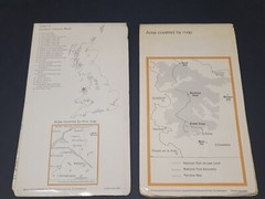Bundle of 2 Vintage Ordnance Survey Outdoor Leisure Maps (1972 & 1982)