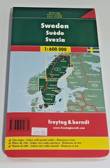 SWEDEN Map Freytag & Berndt 2009 Sweden Road Map