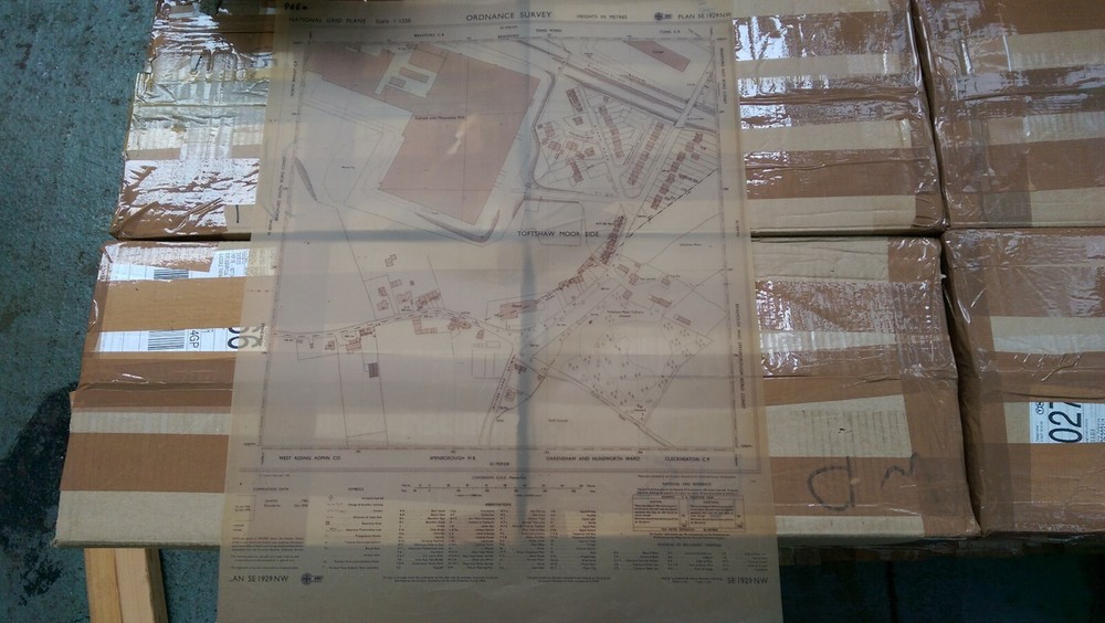 Ordnance Survey Map: Tong/Toftshaw Moor Side, Plan SE 1929 NW, 1962