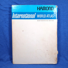 Hammond International World Atlas 1966 Edition Hardcover Book with Dust Jacket