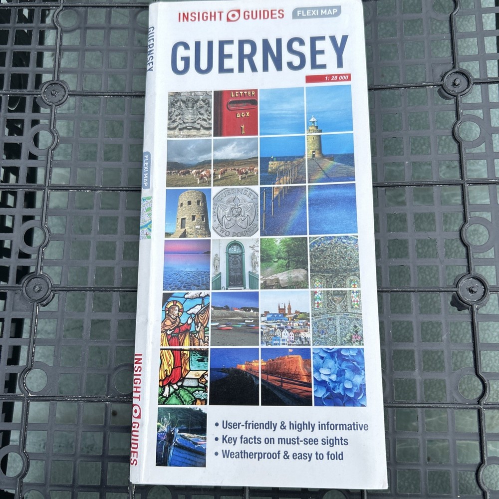 Insight Guides Flexi Map Guernsey Insight Flexi Maps New