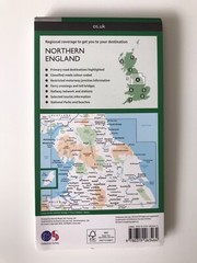 Northern England: Ordnance Survey Road Map Sheet 4 (2016) Regional Coverage NEW