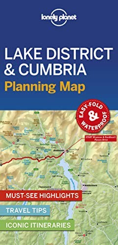 Lonely Planet Lake District & Cumbria Plan… by Lonely Planet Sheet map, folded