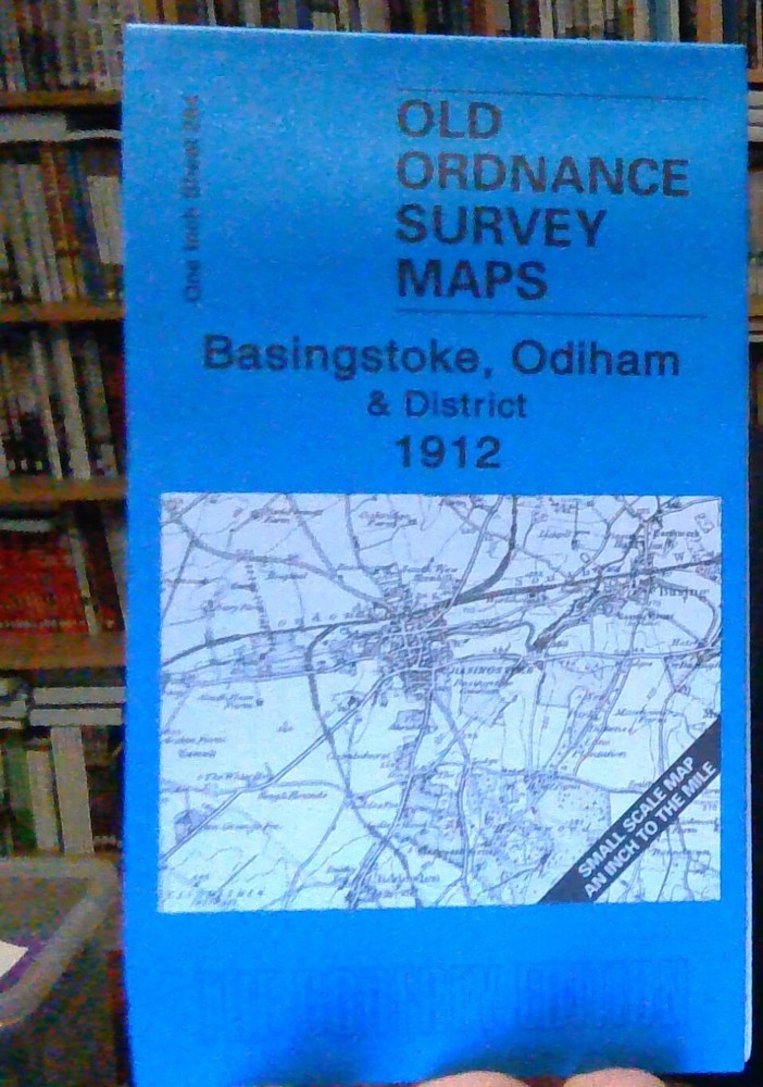MAP OF Basingstoke, Odiham & District 1912 One Inch Sheet 284 Tony Painter NEW