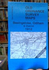 MAP OF Basingstoke, Odiham & District 1912 One Inch Sheet 284 Tony Painter NEW