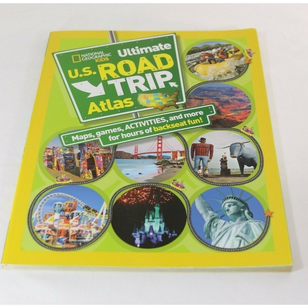 National Geographic Kids Ultimate U.S. Road Trip Atlas Maps Games Activities