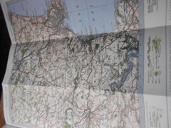 Past and Present Torbay & Newton Abbot folding map covering four time periods
