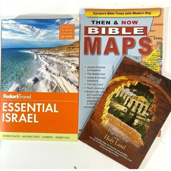 Essential Israel Then & Now Bible Maps National Geographic Kids World Atlas