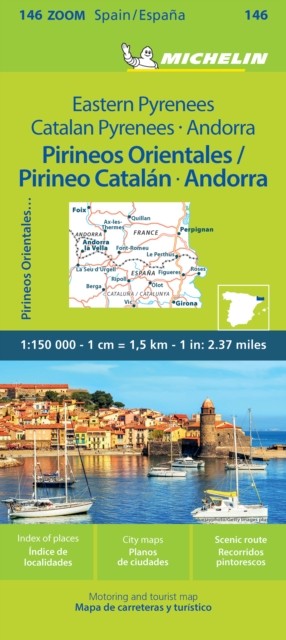 Pirineos Orientales – Zoom Map 146 Map by Michelin (Sheet map, folded)
