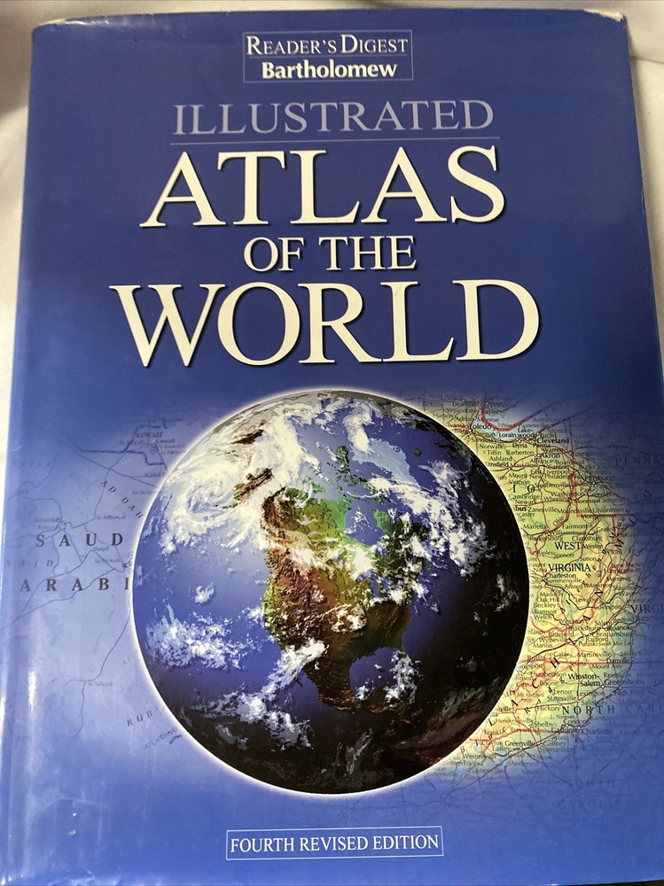 Illustrated Atlas of the World by Robert Dolezal, Of Readers Digest Editors,…