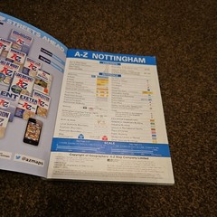 Nottingham Street Atlas by Geographers A-Z Map Company Ltd Book