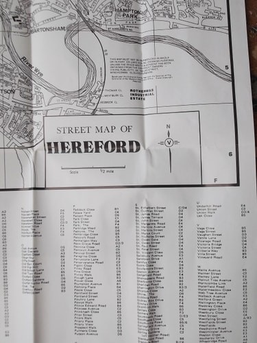 Hereford Street Map, , Good Book