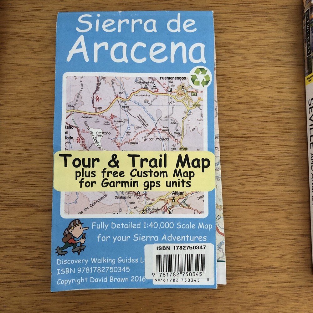 Sierra De Aracena Tour & Trail Map by David Brawn 9781782750345 |